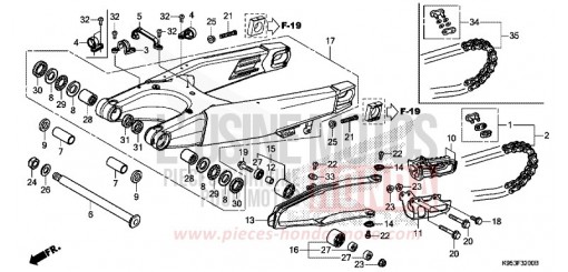 BRAS OSCILLANT CRF250RK de 2019